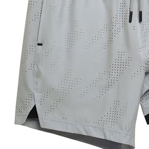 Shorts de sport pour hommes personnalisés avec logo, respirants, imperméables, pour la salle de sport, la remise en forme, séchage rapide, entraînement décontracté, sport, décontracté pour hommes - Product Image 6