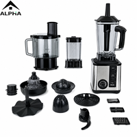 Professionele 8-in-1 multifunctionele blender, voedselprocessor, molen, groentehakker en smoothiemaker voor thuis en professionele keukens
