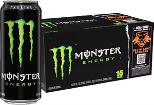 Bevanda energetica Monster, verde, originale, 16 once (confezione da 15) made in germania