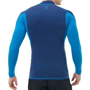 Venta caliente de los hombres de manga larga Rash Guard de alta calidad transpirable de compresión MMA Gym Wear Stretch Martial Arts Jiu Jitsu Front - Product Image 2