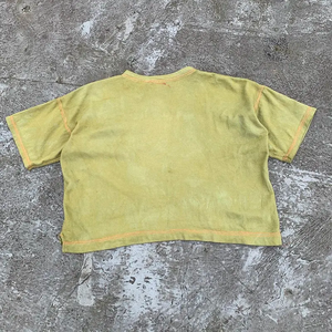 เสื้อยืดผู้ชายเสื้อครอปผ้าฝ้ายพิมพ์ลายกราฟฟิกแบบวินเทจ - Product Image 2