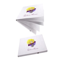 ODM Service Brochure vidéo multi-pages de 4.3 pouces avec écran LCD Flip Pages Carte de marketing vidéo numérique pour cadeau d'entreprise mariage