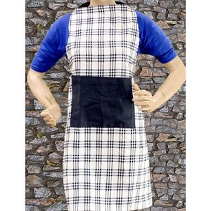 ผ้ากันเปื้อนย้อมผ้าลินินผ้าฝ้าย100% สำหรับใช้ในครัวใช้ในอุตสาหกรรมการทำอาหาร - Product Image 4