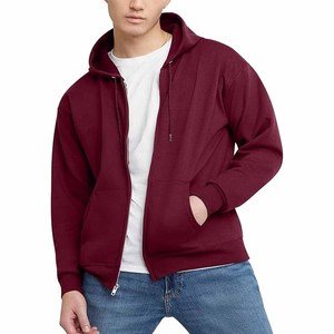 เสื้อสเวตเตอร์มีฮู้ดสำหรับผู้ชายเสื้อมีฮู้ดสองสีออกแบบโลโก้ได้ตามต้องการ - Product Image 1