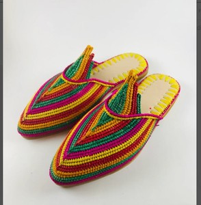 รองเท้าแตะ Raffia สำหรับผู้หญิงทำด้วยมือ, ไอเดียของขวัญ - Product Image 2