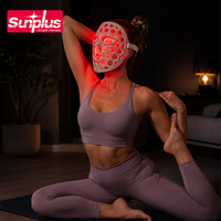 Masque LED personnalisable pour le visage, 590 nm, 460 nm, 850 nm, plusieurs longueurs d'onde, thérapie par lumière bleue, infrarouge, rouge, masque portable, fournisseur