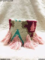 Panier de plage tressé en jute et coton Dari – Élégant panier de mode pour femme