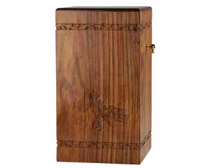 Handmade Cremation Urn for Human <b>Ashes</b> Peaceful Urn for <b>Ashes</b> Antique Funeral Pet Urns for <b>Dogs</b> Wooden <b>Box</b> - Product Image 5