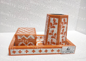 Ensemble de cadeaux de retour Brûleur d'encens décoratif pour la maison Porte-encens arabe Mubkhar Bukhoor pour Ramadan Eid Cadeaux Art indien Retour - Product Image 2