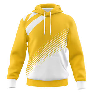 Sweats à capuche pour hommes en sublimation OEM en gros - Couleurs personnalisées du logo, 100% coton molletonné, léger, écologique, impression de haute qualité - Product Image 3