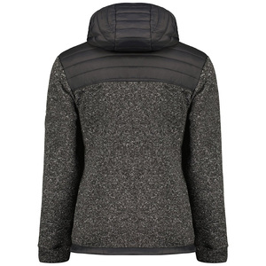 Veste polaire à capuche chaude et douce avec fermeture éclair et poignets élastiques tendance pour hommes, veste isolée respirante de haute qualité - Product Image 2