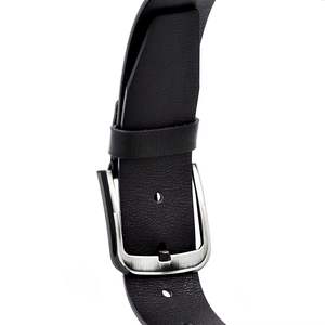 Boucle ardillon Jeans taille ceinture élastique hommes cuir de vachette véritable ceintures Design de luxe boucle ceinture mâle - Product Image 4