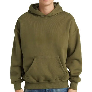 เสื้อสเวตเตอร์แบบสวมหัวมีฮู้ดสำหรับผู้ชาย, เสื้อสเวตเชิ้ตคอตตอน100% ฟอกซีดออกแบบโลโก้ได้ตามต้องการ - Product Image 1