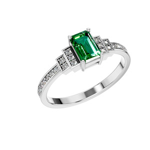 Anillos de compromiso personalizados OEM ODM, diamantes cultivados en laboratorio con certificación IGI en oro macizo de 14K para regalos de bodas, fabricante directo - Product Image 5