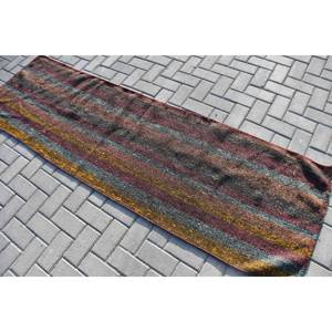 Classique Beige Vintage tapis turc 2.4X7.9 pieds Patchwork Design laine Viscose matériel pour salon chambre Rectangle couloir Latex - Product Image 4