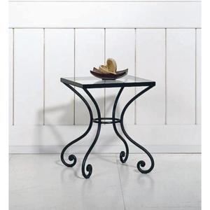 <b>Rustic</b> Farmhouse Style Metal Coffee <b>Side</b> <b>Table</b> with a Distressed Finished and Sturdy Construction for Homes - Product Image 1