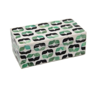 Caja de almacenamiento de nácar hecha a mano de lujo, diseño Floral, estilo religioso pulido para regalos de boda, cajas de Chocolate Ramadán - Product Image 3