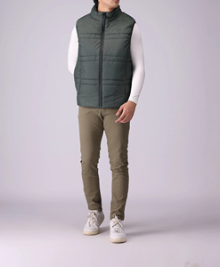 Chaleco de Invierno para Hombre, Chaqueta sin Mangas, Ligero, Informal para Exteriores, Ropa de Trabajo, Viajes, Senderismo, Cortavientos, Transpirable de Algodón - Product Image 5