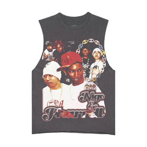 Chemise décontractée à manches longues surdimensionnée, coupe personnalisée, col montant, couleur et logo personnalisés, gilet unisexe pour homme - Product Image 6