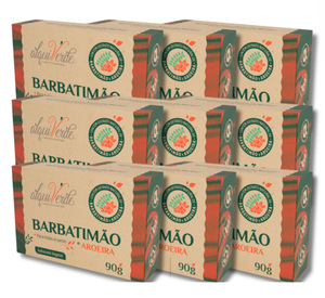 Alquiverde Natural Barbatimao Aroeira Kit de Jabones Vegetales en Barra (Paquete de 3) - Ecológico, Vegano, Libre de Crueldad Animal para Cuerpo y Rostro 90g - Product Image 3