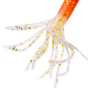 Crappie Iscas Jig Heads Pvc Tubo Isca 7CM Crappie Panfish Isca Plástica <span class=keywords><strong>Worms</strong></span> macios para a truta Água salgada Rios De Pesca De Água Doce - Product Image 3