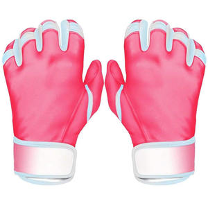 Gants de frappe de baseball professionnels avec logo personnalisé Gants de frappeur de baseball en cuir véritable de haute qualité et de qualité supérieure - Product Image 5
