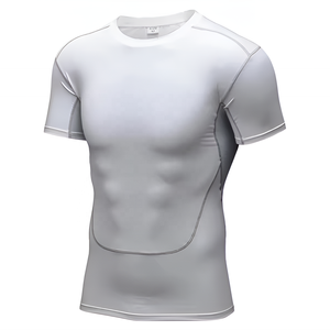 OEM Hombres Logotipo Personalizado Fitness Manga Corta Rash Guard Manga Completa Secado Rápido Correr Gimnasio Fitness Medias Hombres Ropa Deportiva - Product Image 2