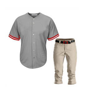 Nuevo Uniforme de Béisbol Personalizado con Logotipo para Hombre - Alta Calidad, 100% Poliéster, Secado Rápido y Transpirable, Color Personalizado - Product Image 1