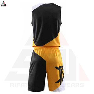 Uniforme de basket-ball de haute qualité, uniforme de basket-ball sans manches confortable, ensembles d'uniformes de basket-ball au meilleur design, services OEM d'uniformes de basket-ball - Product Image 5
