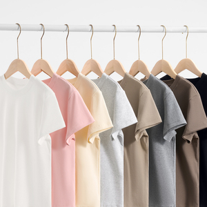 Camiseta corta personalizada, Tops cortos de manga corta para mujer, Top corto liso con logotipo personalizado, Camisetas básicas ajustadas, Top corto - Product Image 4