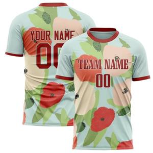 Camiseta de rugby transpirable de malla cosida con número de nombre del equipo camiseta de fútbol americano impresa en 3D personalizada - Product Image 1