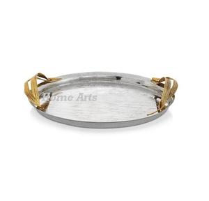 Premium Quality Iron Chocolates Serving <b>Tray</b> Attractive Design <b>Black</b> Color Iron Dessert Dry Fruits <b>Tray</b> for Sale - Product Image 3