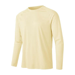 Ropa de pesca Camisas de color sólido Ropa de pesca para hombres Sublimación Transpirable UPF 50 + Camisas de pesca Protección solar UPF - Product Image 1