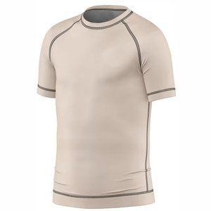 2026 Wholesale Custom Sublimated BJJ Jiu Jitsu MMA <b>Rashguards</b> Men Long Sleeve Spandex/Polyester Compression Quick Dry Breathable - Product Image 6