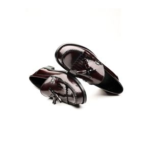 1200 scarpe in pelle da uomo aperte rosso chiaretto GEORGE HAGAN