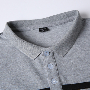 Polos de golf pour hommes de grande taille en polyester de luxe élastique de haute qualité Chemises de golf du fabricant avec logo personnalisé - Product Image 4