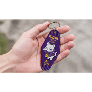 <b>Custom</b> PVC Leather Motel <b>Keychain</b> with Metal Accent for Business - Product Image 4