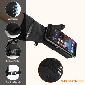 Gants chauffants pour le cyclisme, la moto, les sports d'hiver, respirants, fins, imperméables, à batterie électrique, SAVIOR - Product Image 5