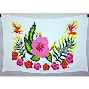 100% Fine Quality Rayon Hand-Painted Hawaiian Sarongs Pareo Custom Wholesale Beachwear Cover Asia <b>Pacific</b> Islands HPSU005-01-180 - Product Image 1