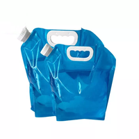 Grands sacs à soufflet en PET Mylar bleu métallisé épais avec bec verseur et poignée, imprimés en héliogravure, résistants à l'humidité et recyclables pour papier toilette