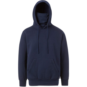 Sudadera con capucha de algodón personalizada con cubierta facial para hombre 2026, transpirable básico, algodón mezclado, método de tejido de ganchillo para invierno - Product Image 5