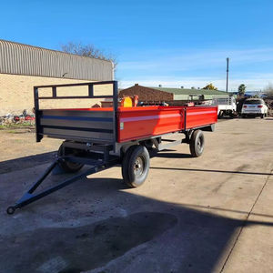 Remolque Agrícola Hidráulico de Volteo de 2, 3 y 5 Toneladas, Capacidad de Volteo para Tractor, Envío Gratuito, Nuevo y Usado, Motor de Engranajes, Eje Hidráulico - Product Image 1