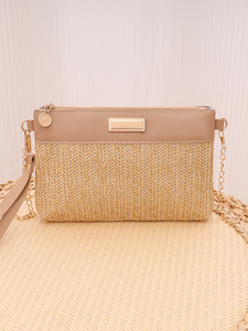 Genuine Leather Handwoven Unisex Satchel Shoulder Bag Fashion Solid Color <b>Crossbody</b> <b>Purse</b> with Zipper Closure Waterproof - Product Image 4