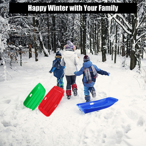 2 planches de ski en plastique bleu N001 88*42*11cm pour le traîneau et les tubes à neige - Product Image 4