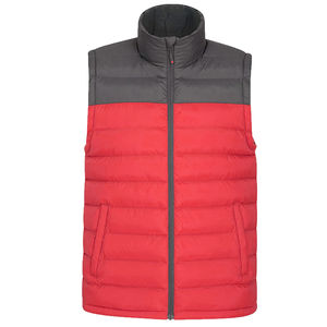 Chaleco acolchado de invierno personalizado para hombre, cálido, transpirable, ligero, de tela, estilo informal, Reversible, sin mangas, chaqueta acolchada - Product Image 1