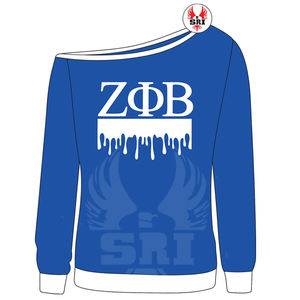 Zeta Phi Beta transpirable fuera del hombro Algodón en blanco al por mayor Personalizado de alta calidad de gran tamaño unisex de alta calidad Camisetas de mujer - Product Image 3