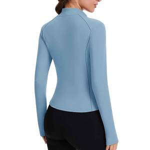 Chaqueta de chándal buena y superventas 2025 poliéster Spandex transpirable aspecto elegante chaquetas de chándal para mujer - Product Image 2