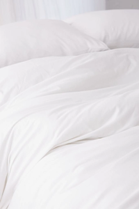 Juegos de fundas de edredón de algodón 100% de lujo hechos a mano clásico blanco 300TC para camas largas 3 piezas para hoteles uso doméstico boda sólida - Product Image 6