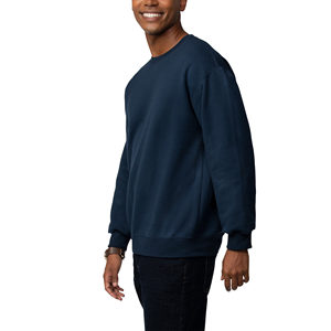 Pull en molleton respirant à col rond ou col montant, coupe ample, imprimé et brodé avec logo, à carreaux, pour homme et femme, tailles et couleurs personnalisées, idéal pour l'hiver - Product Image 3