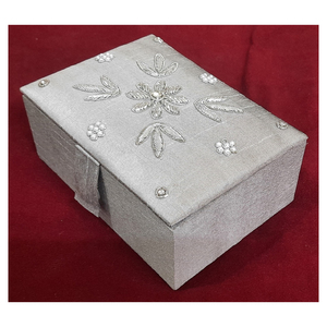 New Traditional Modern Look Zari Embroidery <b>Boxes</b> With High Quality and Top Class for Home Decoration and Office Decor Purpose - Product Image 1